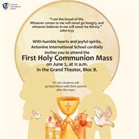 G3: First Holy Communion Mass